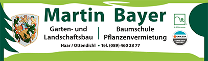 Martin Bayer GbR Garten- und Landschaftsbau, Pflanzenvermietung und Martin Bayer Baumschule - Logo